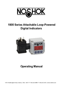 Thumbnail of document Manual - 1800 Series Attachable Loop-Powered Digital Indicators